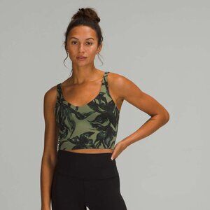 Lululemon Align Tank Top Botanical Bloom Green Twill Multi